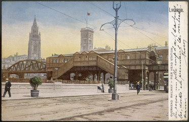 Wall Mural - Liverpool Pier Head Station. Date: 1905