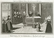 Lutheran Baptism  German. Date: circa 1740
