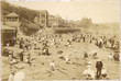 19th century Scarborough beach  Yorkshire. Date: 1890s