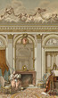 French Aristocratic Room. Date: circa 1780