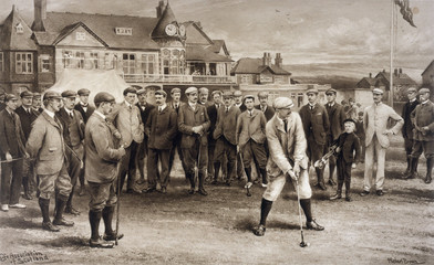 Wall Mural - 1st Golf International. Date: 1902