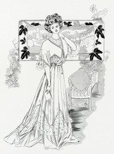 Garden Dress 1907. Date: 1907