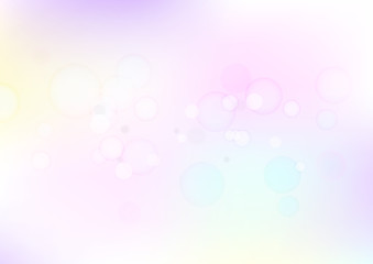 vector illustration of soft colored abstract blurred light background. abstract bokeh background
