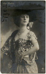 anna pavlova - postcard. date: 1910