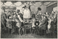 Austrian Wedding Feast. Date: Circa 1860