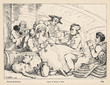 Sailors Drink - Rowlandson. Date: 1789
