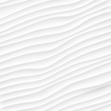 Fototapeta Sypialnia - White texture. abstract pattern seamless. wave wavy nature geometric modern.