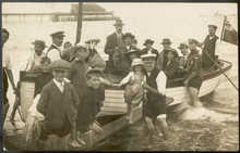 Seaside Boat Trip Photo. Date: Circa 1910