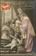 © Archivist - Saint Nicholas giving Christmas presents to children. Date: 1912