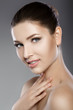 © Rychko Yevhen - beautiful face of woman with blue eyes and clean fresh skin. Spa portrait