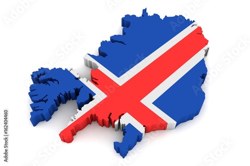 3d Karte Von Island Mit Flagge Auf Weissem Hintergrund Kaufen Sie Diese Illustration Und Finden Sie Ahnliche Illustrationen Auf Adobe Stock Adobe Stock