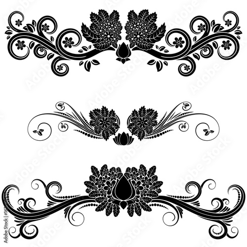 Flower Page Borders Black And White - Get Images Four