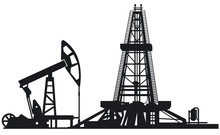Oil Drilling Derrick