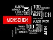 © domoskanonos - MENSCHEN - Bilder mit Wörtern aus dem Bereich Suizid, Wortwolke, Würfel, Buchstabe, Bild, Illustration