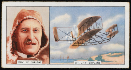 orville wright - biplane. date: 1871 - 1948