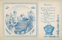 Bobbing For Apples. Date: 1886