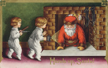 Hands Up Santa!. Date: Circa 1908