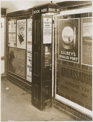 Wall Mural - Rail Ticket Machine. Date: 1928