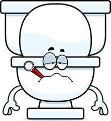 Poster - Cartoon Toilet Thermometer