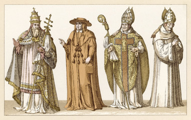 Religious Men. Date: 16th century