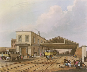 Wall Mural - Rail - Liverpool - 1830. Date: 1830