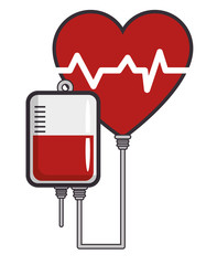 blood donation symbol vector illustration graphic design