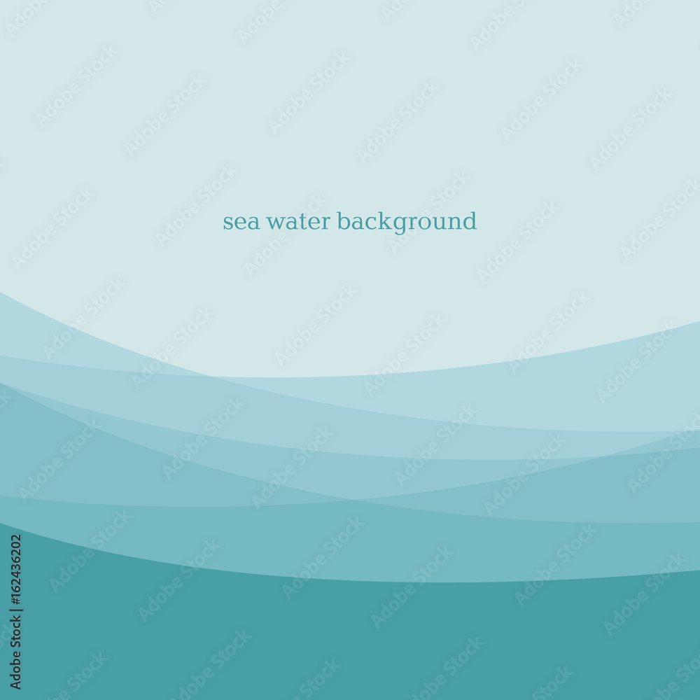 Abstract blue sea water modern background design. Vector abstract ...