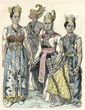 Javanese Actors. Date: circa 1880
