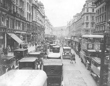 Regent St Congested. Date: 1930