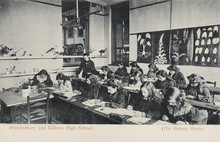 Botany Room  Brondesbury And Kilburn High School. Date: Circa 1910
