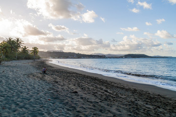 BARACOA, CUBA - FEB 4, 2016: View of a beach in Baracoa, Cuba