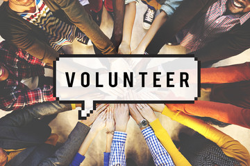 Poster - Volunteer Voluntary Volunteering Aid Assisstant Concept