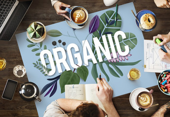 Wall Mural - organic cultivation fresh growth natural health concept
