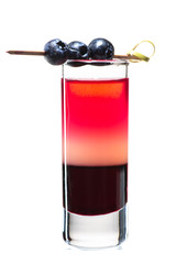 Poster - alcoholic shot Russian berry