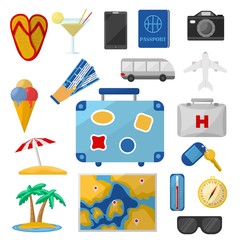 Sticker - Travel Elements Set