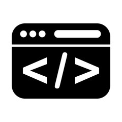 template web programming language vector illustration design