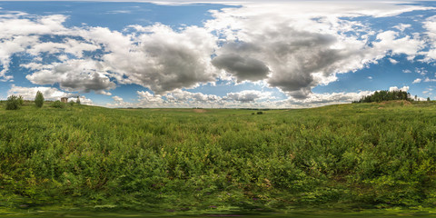 Wall Mural - full 360 degree seamless panorama in equirectangular spherical equidistant projection. panorama view