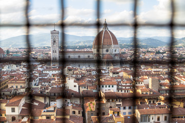 Wall Mural - Basilica di Santa Maria del Fiore cathedral in Florence, Tuscany, Italy