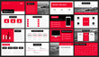 Minimal Modern red presentation template. You can use it presentation, flyer and leaflet, corporate report, marketing, pitch, annual report, catalog.