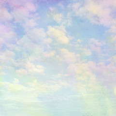  A soft sky with cloud background