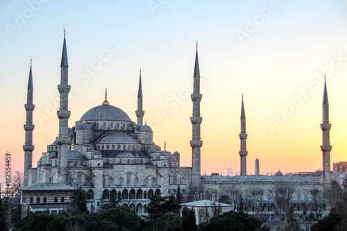 Plakat Błękitny meczet w Istanbuł, Turcja
