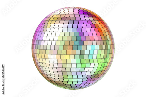 Fotomural Mirror disco ball, 3D rendering