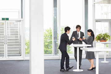 Canvas Print - portrait of asian businessteam in office