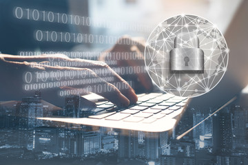 Cyber security concept