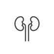 Kidneys line icon