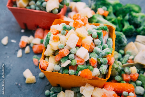 Fotografía Frozen vegetables Mexican mix