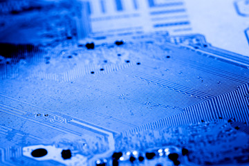 Abstract, Close up at electronic circuits, we see the technology of the mainboard, which is the important background of the computer.
(logic board,cpu motherboard,Main board,system board,mobo)