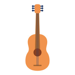 Canvas Print - guitar instrument isolated icon vector illustration design