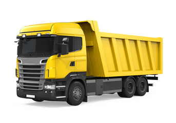 Wall Mural - Tipper Dump Truck Isolated