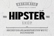 Font.Alphabet.Script.Typeface.Label.Hipster  typeface.For labels and different type designs